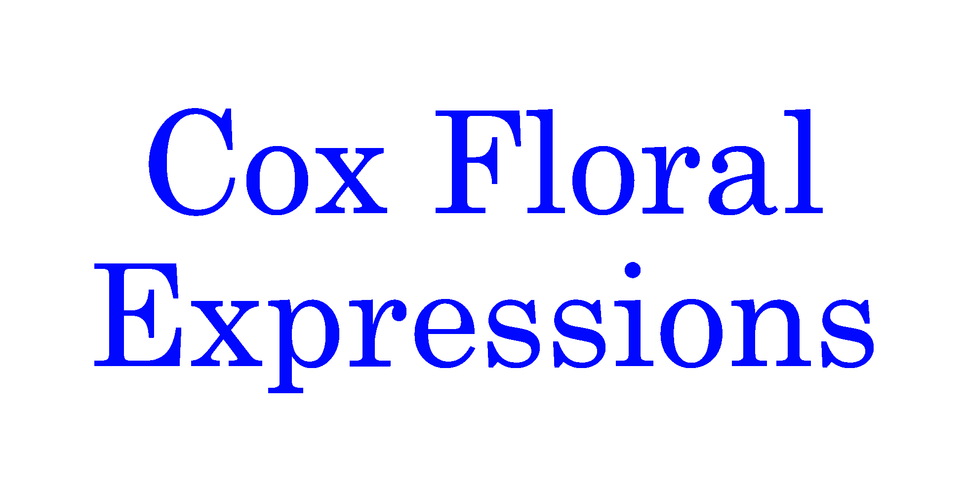 Cox Floral Expressions - Logo